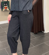 Black Colour Torino Barrel Pant 41205 – Black