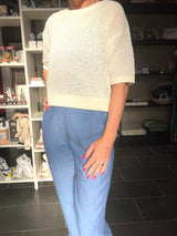 Sommer bukser i klassisk denim look