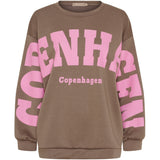 Marta du Chateau Fango sweatshirt med kontrastfarvet skrift