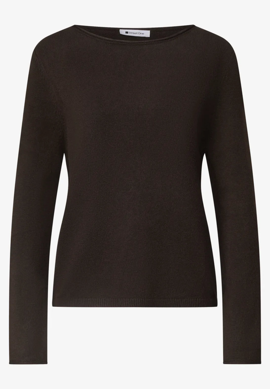 Street One U-Boat Sweater Black Coffee til dame