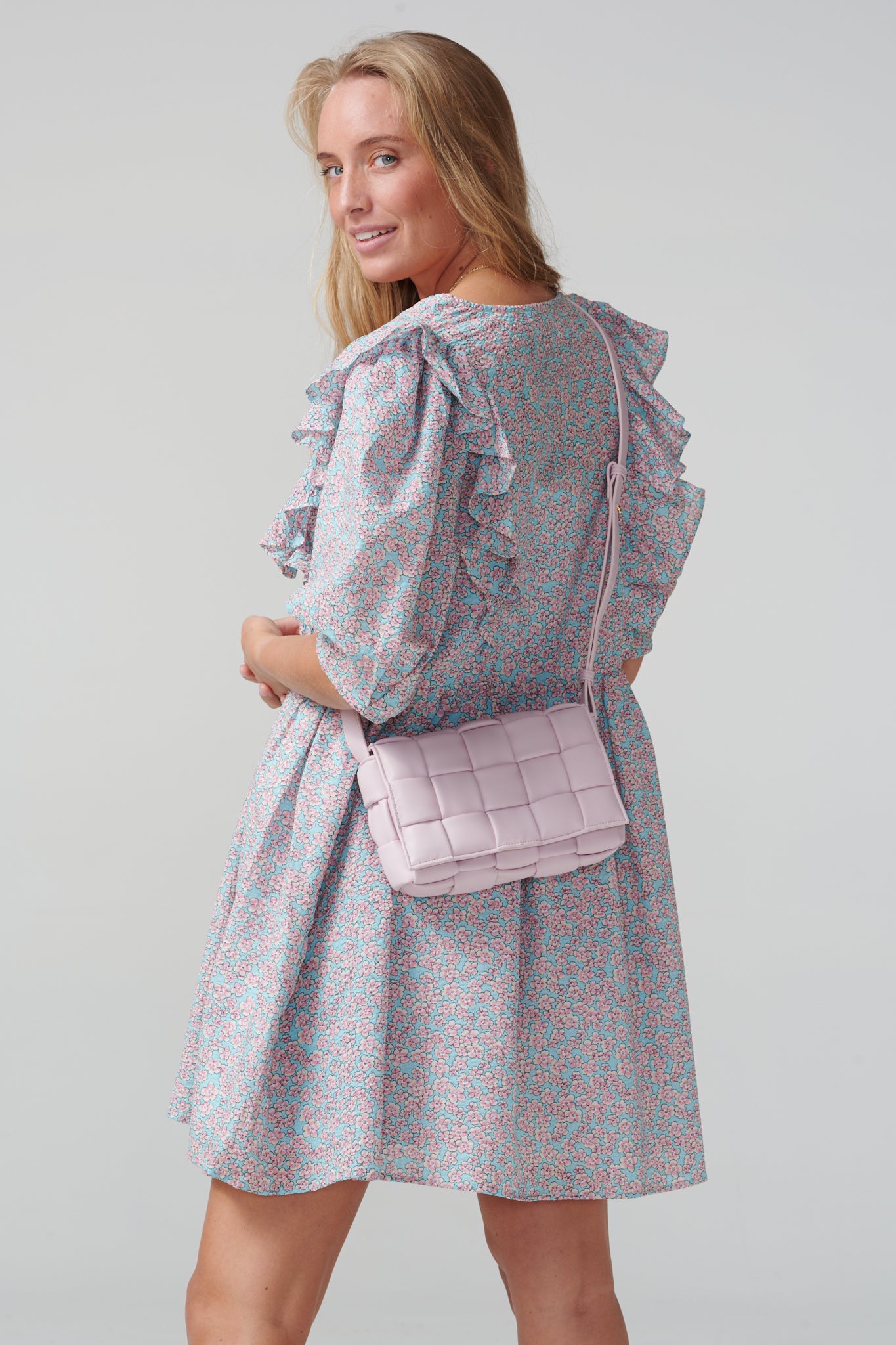 Noella - Brick Bag - Soft Rose