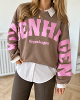 Hibiscus Sweatshirt 22659 Fango fra Marta du Chateau til dame