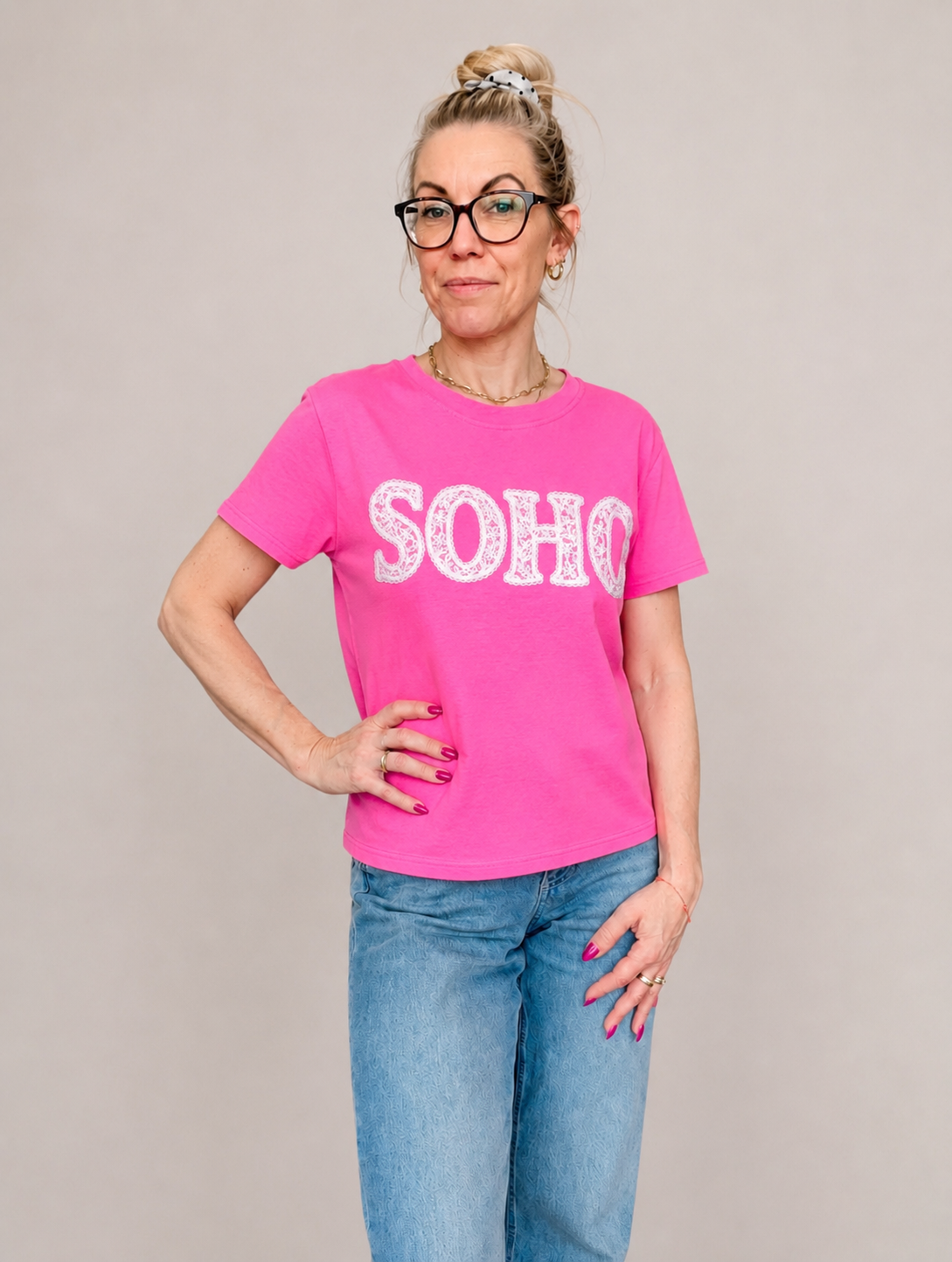 Marta du Château Belina Tee SOHO i Pink Fluo