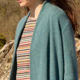 Mansted Mitty Emerald lang cardigan til dame