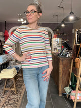 Adele Bluse – Light Oat fra Mansted