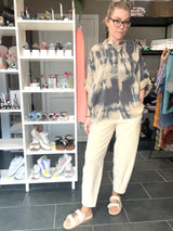Boheme bluse i vintage silke fra Cofur