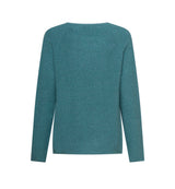 Mansted Nectarine Emerald blød helårsstrik til dame
