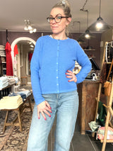 Mansted strukturstrik cardigan dame