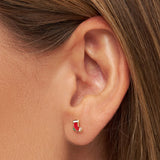 LULU Copenhagen Christmas Sock ørering guld juleørering