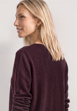 Street One 303963 rød strik med lange ærmer