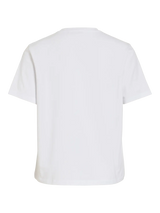 VILA Vinora T-shirt bright white cherry blossom