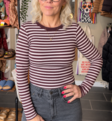 VIAVERA O-Neck L/S Top 14118320 Port Royale Stripe fra VILA