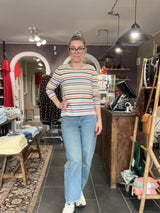 Adele Bluse – Light Oat fra Mansted