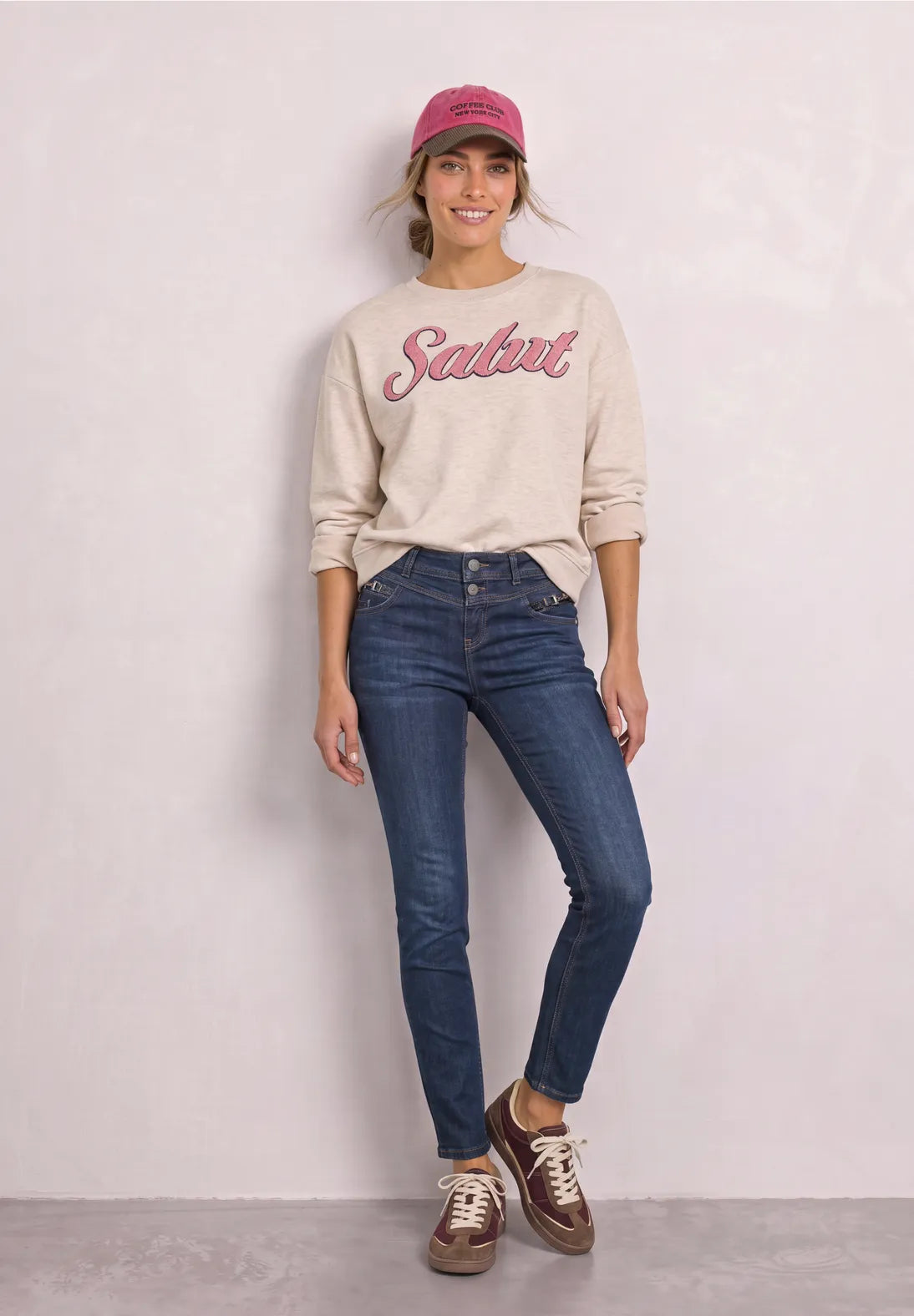 Street One Jane Deco jeans i Dark Blue