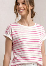 Street One sommerbluse med striber