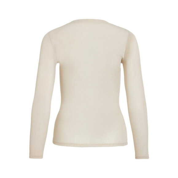 VIDINARA 14118438 offwhite glimmerbluse fra VILA
