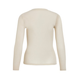 VIDINARA 14118438 offwhite glimmerbluse fra VILA