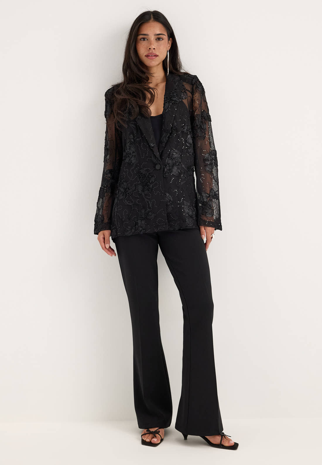 VIDITTE Blazer 14118919 sort med knaplukning