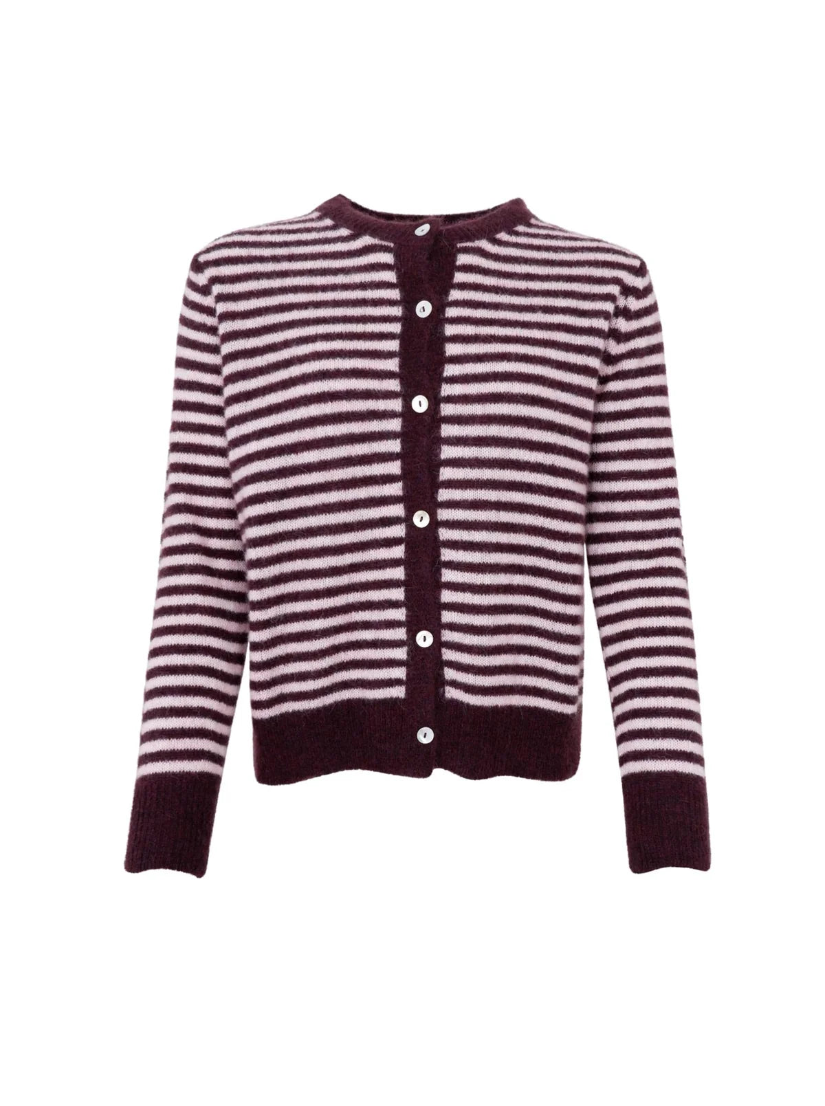 Dell Cardigan 1245 Plum fra Black Colour