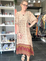 Rosalina Dress fra Cofur Denmark i sari silke