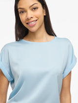 VILA VIELLETTE satin top i nantucket breeze