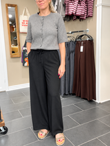 Cofur Sophie Pant sorte unika silkebukser i vintage sari silke str. M/L