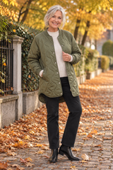VILA VITATE L/S QUILT JACKET 14112046 – Olivine