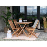 Teak spisebord til terrasse og have