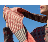 Mansted Thea Scarf Red i 100% merinould