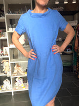 Tamar Dress – Hørkjole med Lommer – Royal Blue – GR Nature