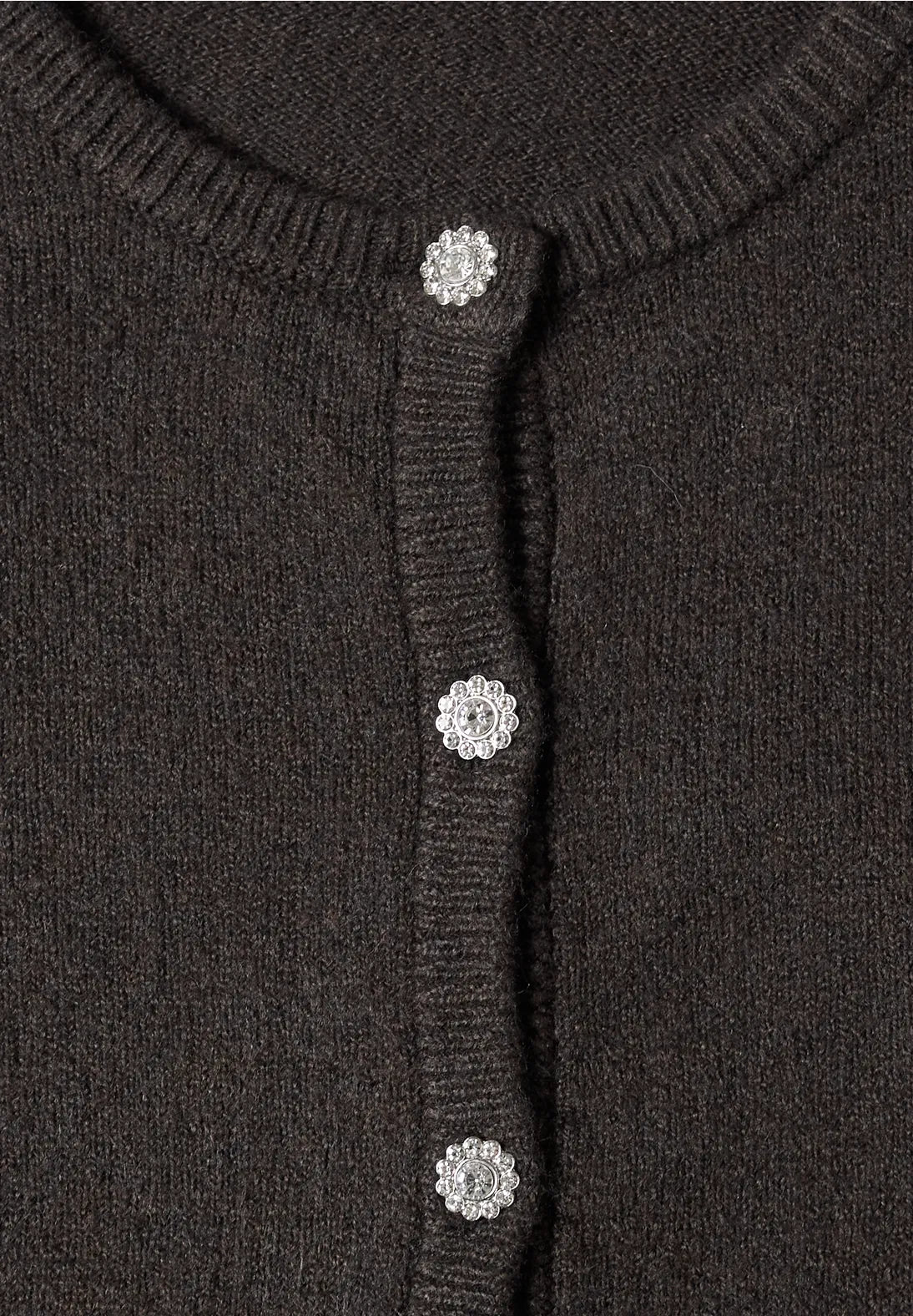 Street One Cosy Cardigan med fin rynkning ved skuldrene
