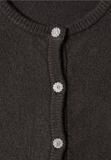 Street One Cosy Cardigan med fin rynkning ved skuldrene