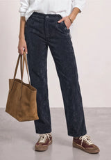 Amalia 380885 L30 damebukser i Indigo Night