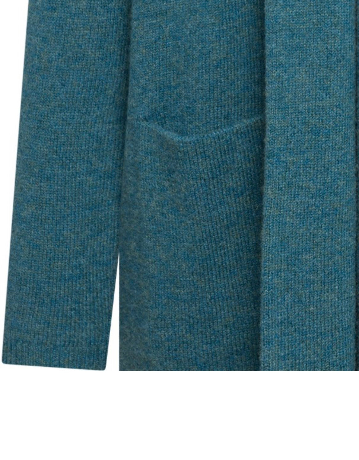 Mansted Mitty Emerald lang cardigan med relaxed fit