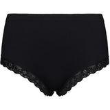 Tim og Simonsen Feline rib midi trusse sort med blonde dame
