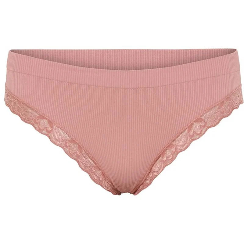 Tim & Simonsen Feline Rib Panties - Rosa Antico