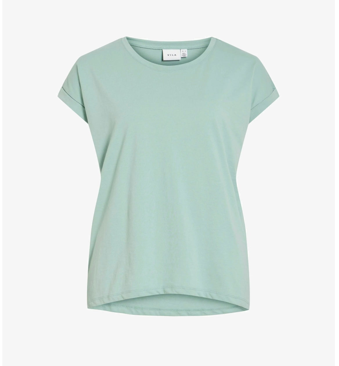 VILA VIDREAMERS T-shirt i lys grøn Blue Surf