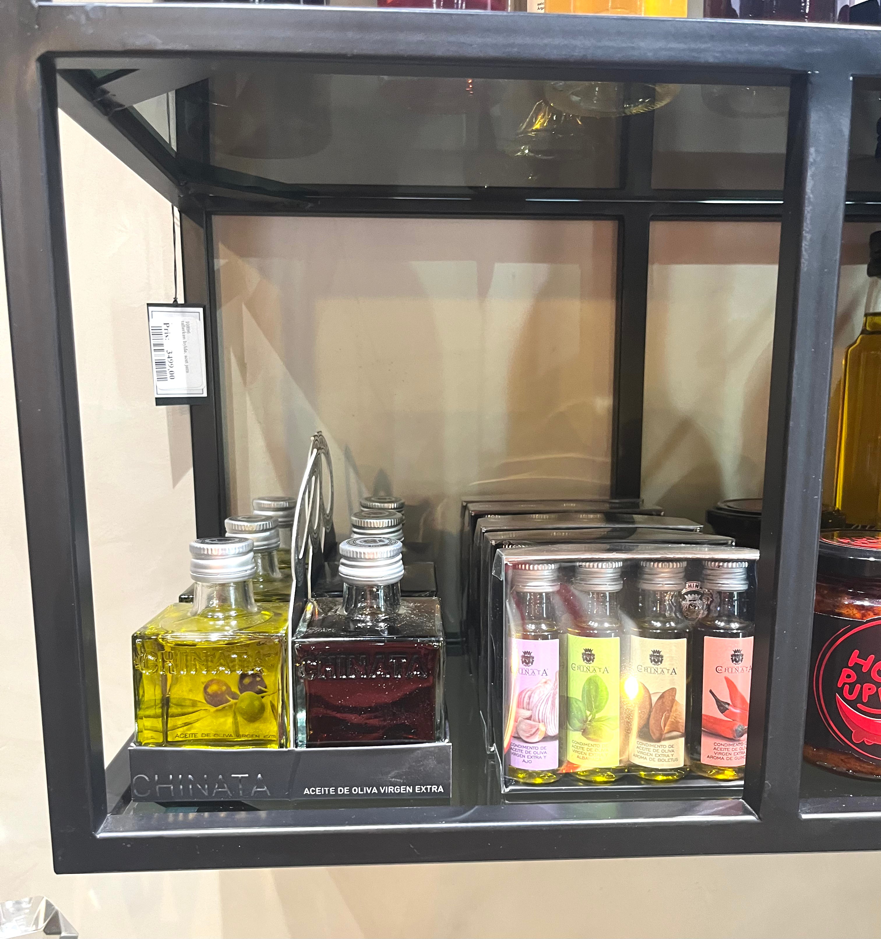 Mini Olie & Eddike Sæt 2 x 100 ml – La Chinata – Ekstra Jomfru Olivenolie & Sherryeddike