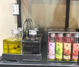 Mini Olie Sæt 4 x 25 ml – La Chinata – Ekstra Jomfru Olivenolie med Chili, Peber, Karl Johan Svampe & Laurbær