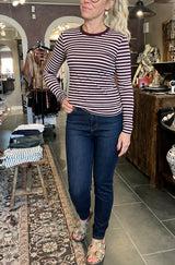 VIAVERA O-Neck L/S Top 14118320 Port Royale Stripe fra VILA