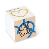 Happy Heart ørering forgyldt fra LULU Copenhagen