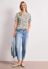 Printed Burn Dessin Shirt fra Street One