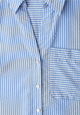 Kortærmet skjortebluse med knapper