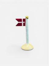 Håndlavet keramikflag som elegant festdekoration