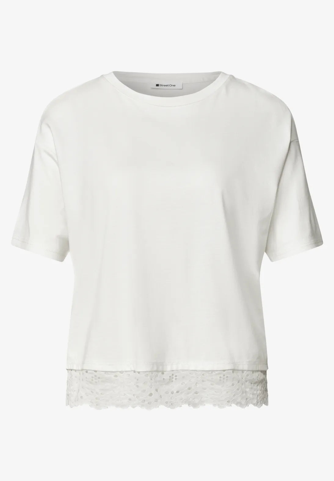 Blød T-shirt i bomuld-modal kvalitet til kvinder