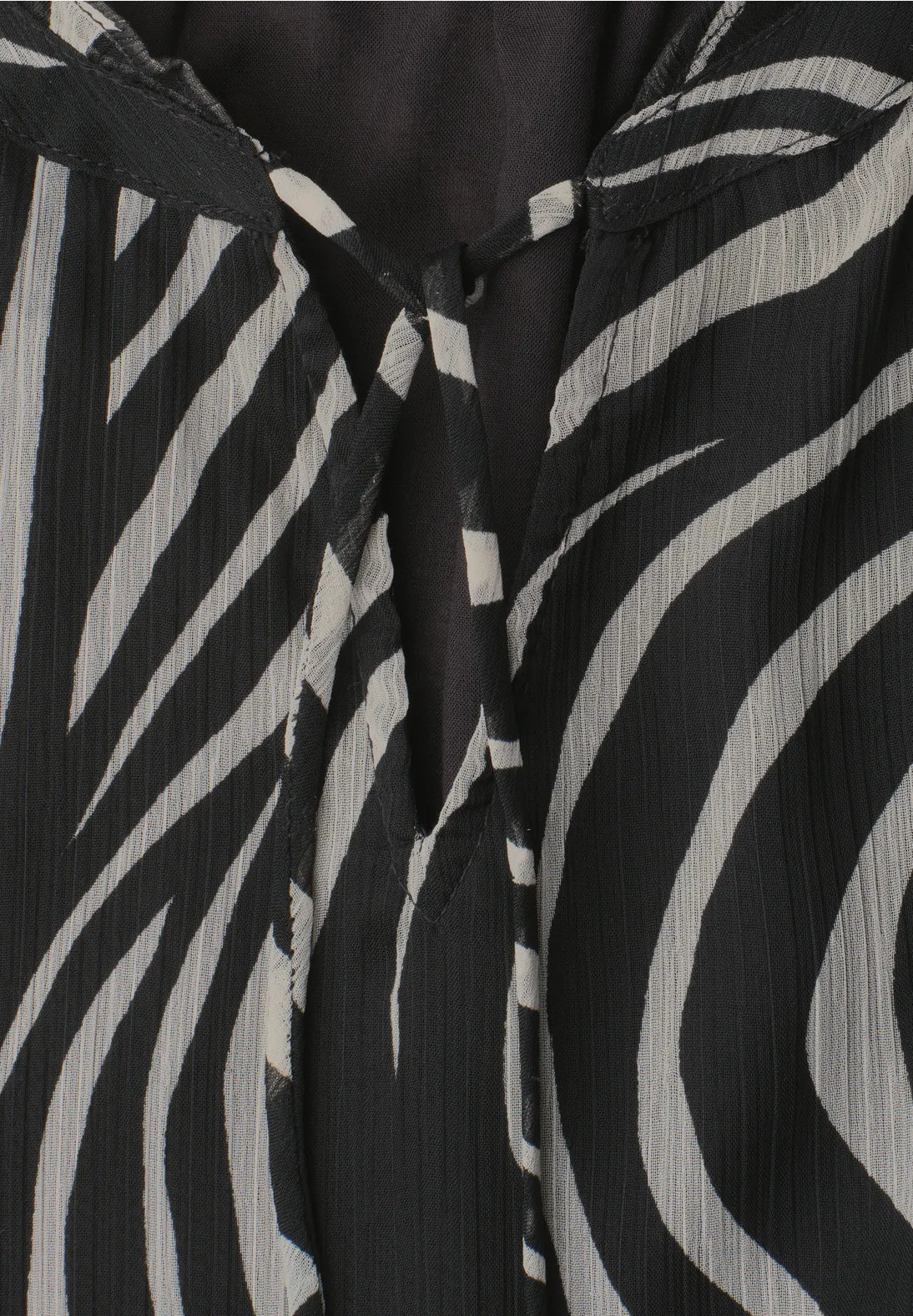Street One sommertop i chiffon med feminin pasform