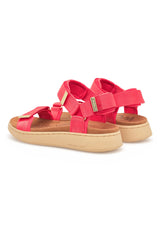 Komfortabel sommersandal i Flame farve