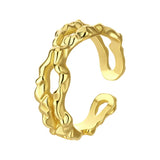 Zefina Denmark - ring Wendy - forgyldt - onesize