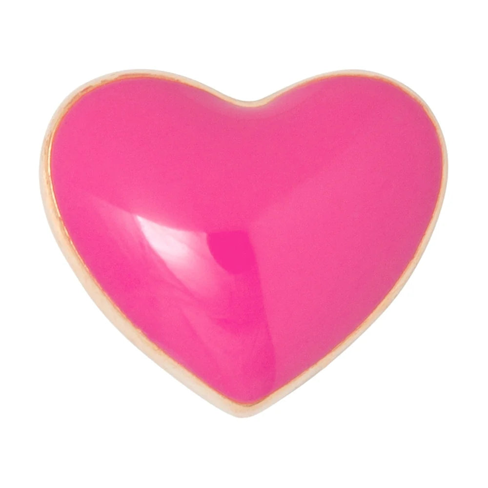 Love U Ørering 1024 – Pink – 1 stk. Forgyldt – Lulu Copenhagen