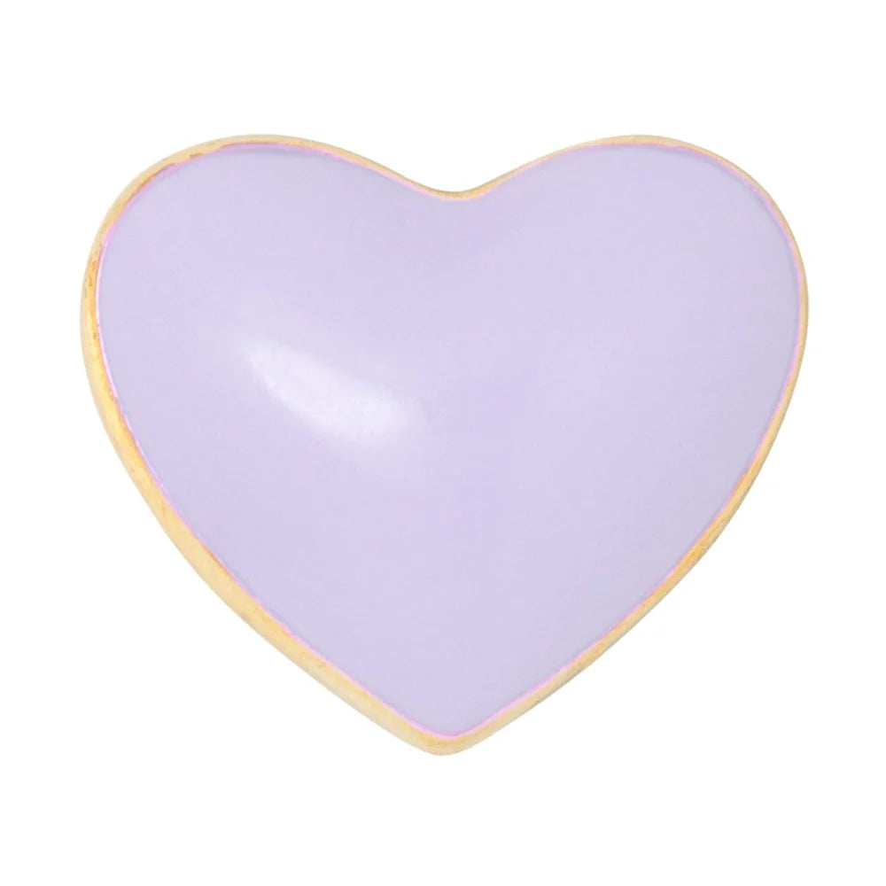 Love U Ørering 1024 – Purple – 1 stk. Forgyldt – Lulu Copenhagen